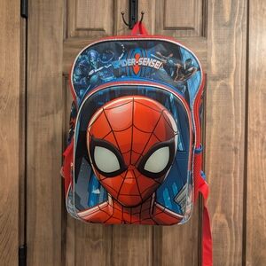 Spider-Man Backpack with Red and Blue Design